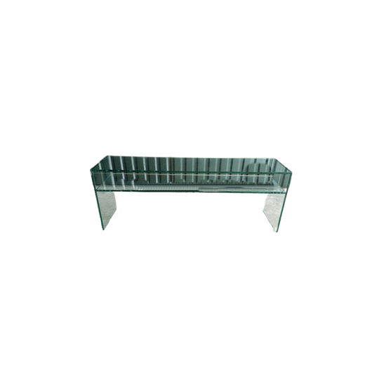 Vintage Glazen Sidetable / Lowboard 1
