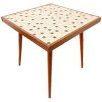 Jaren 60 Vintage Plantentafel Fifties Tegeltafel