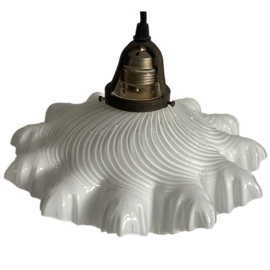 Art Deco Hanglamp Frans Opaline Glas 1