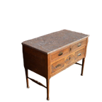 Wastafel Antiek Met Marmer Blad thumbnail 1