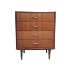 Strakke Vintage Ladekast Jaren 60 Chest Of Drawers thumbnail 1