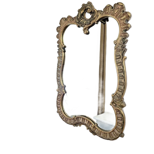 Vintage Gouden Barok Spiegel / Wandspiegel 1
