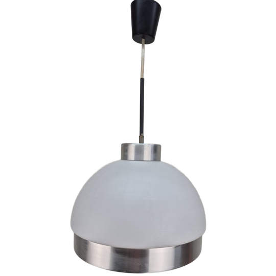 Jaren 70 Vintage Italiaanse Design Lamp. Hanglamp Space Age. 1