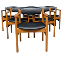 6x Deens Design Stoelen, Jørgen Bækmark, Fdb Møbler