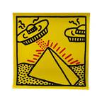 Keith Haring (1958-1990), Untitled, 1984, (pyramid With Ufos), thumbnail 1