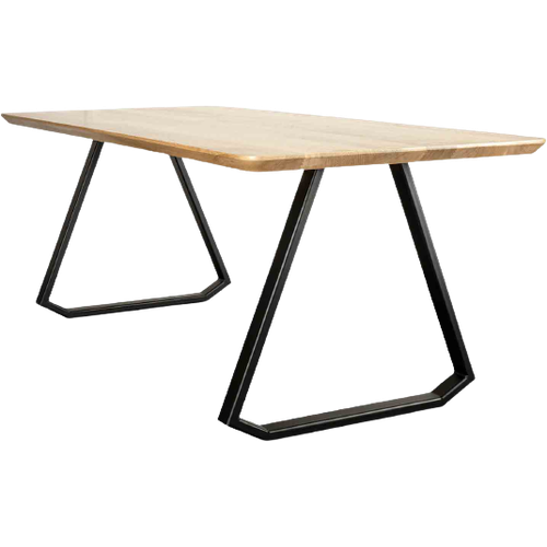 Houten Tafel - Erlenmeyer - Eiken & Staal