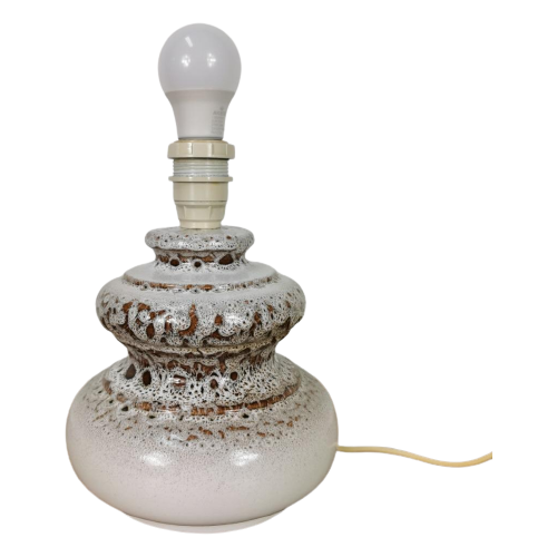 Vintage Fat Lava Keramiek Vloerlamp West Germany Lamp