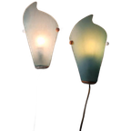 Jaren 90 Massive Wandlampen Design Blauw. thumbnail 1