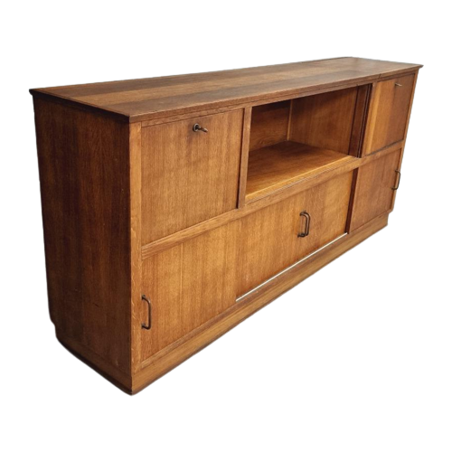 Vintage Dressoir Tv Meubel Eikenhout 30S