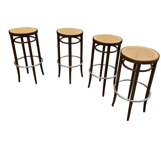4 X Thonet 82 / 204 Rh Stool 1