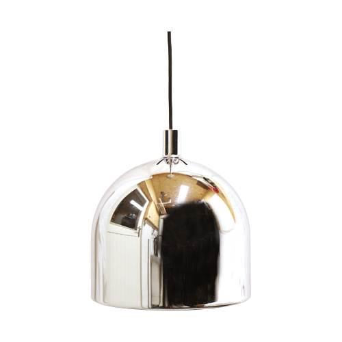 Vintage Chromen Hanglamp In Puristisch Design Van Staff, Jaren 70