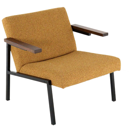 Martin Visser Voor Spectrum Sz63 Fauteuil Damesmodel Nieuw Gestoffeerd Vintage 1