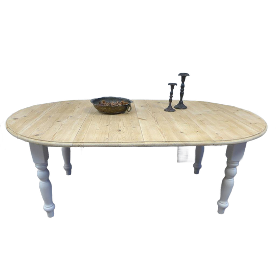 Prachtige Landelijke Ronde Uitschuifbare Grenen Tafel 200 Cm 1