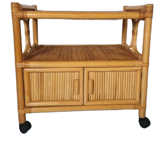 Vintage Barcart Vinyl Tafel Lp Platen Speler Trolley Tafel. 1