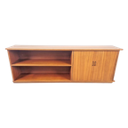 Vintage Teak Dressoir Sideboard Scandanivisch Boekenkast '60 thumbnail 1