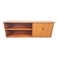 Vintage Teak Dressoir Sideboard Scandanivisch Boekenkast '60