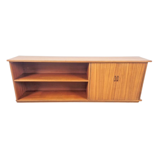 Vintage Teak Dressoir Sideboard Scandanivisch Boekenkast '60 1