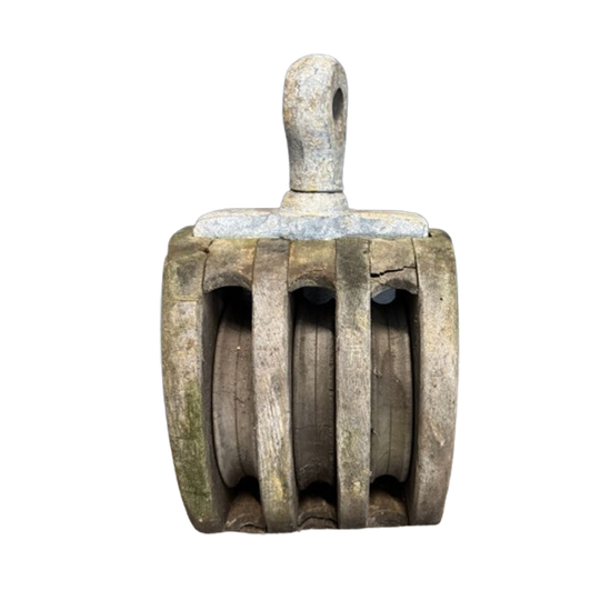 Originele Oude Scheepskatrol – 3 Schijven – 14kg 1