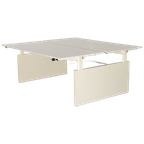 Drentea Benchwerkplek, Wit Blad, (2X) 180 X 75 Cm, Hoogte Instelbaar Onderstel thumbnail 1