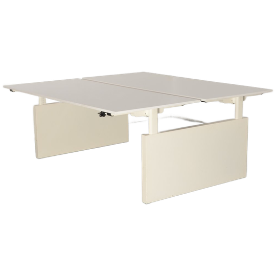 Drentea Benchwerkplek, Wit Blad, (2x) 180 X 75 Cm, Hoogte Instelbaar Onderstel 1