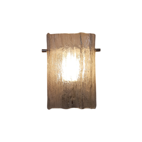 Kaiser Leuchten Wandlampen In Ijsglas, 1970