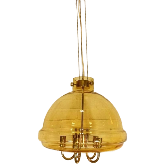 Vintage Glashütte Limburg Hanglamp 1