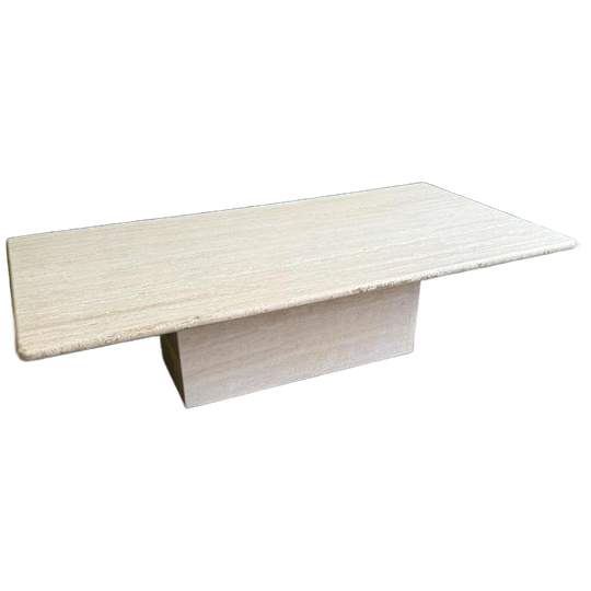 Travertin Salontafel Mid-century Italië '70 1