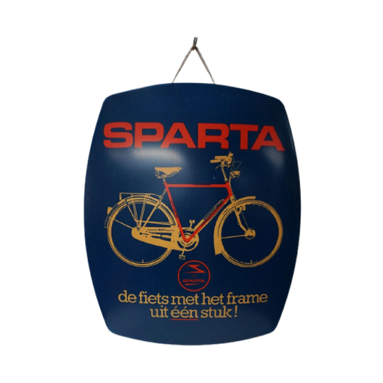 Vintage Lichtreclame/lichtbak Sparta Fietsen 1