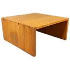 Vintage Houten Kubieke Salontafel Bijzettafel thumbnail 1