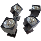 4 X Philips Cube Model 108 Spot Light / 1970s thumbnail 1