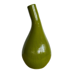 Bloemenvaas Kalebas Cara Design Groen Keramiek thumbnail 1