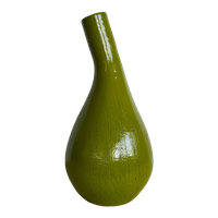 Bloemenvaas Kalebas Cara Design Groen Keramiek