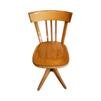 Vintage Bureaustoel Draaistoel Frans thumbnail 1