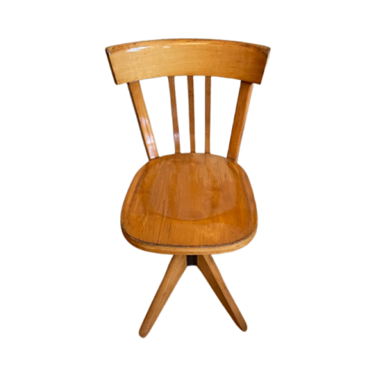Vintage Bureaustoel Draaistoel Frans 1