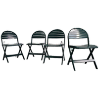 4 X Niels Gammelgaard / IKEA Vintage / Folding Chair / 1993