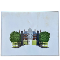 Zeefdruk Op Papier Van Sees Vlag “Huis Den Bosch”
