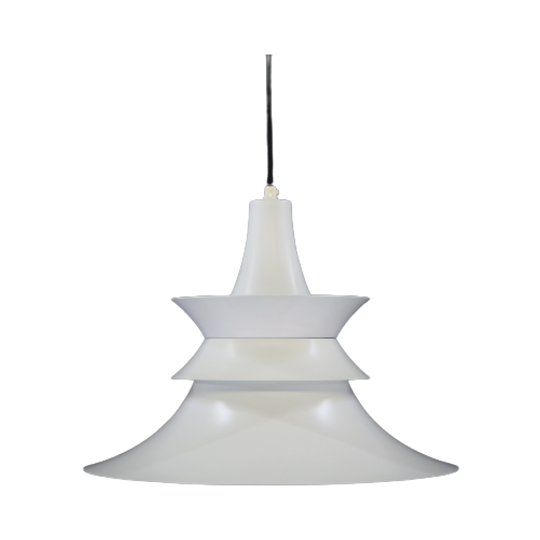 Witte Deense Design Hanglamp*** Denemarken 1970 *** Scandinavisch Top Design *** Modern 1