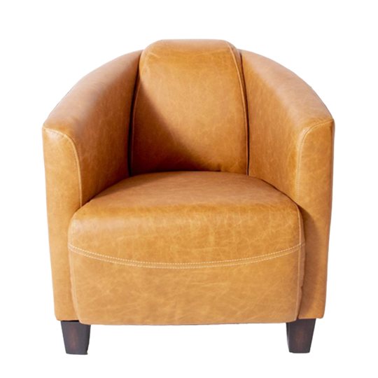 2 X Vintage Fauteuils Aviator Piloten Stoelen Cognac Camel Leer 1