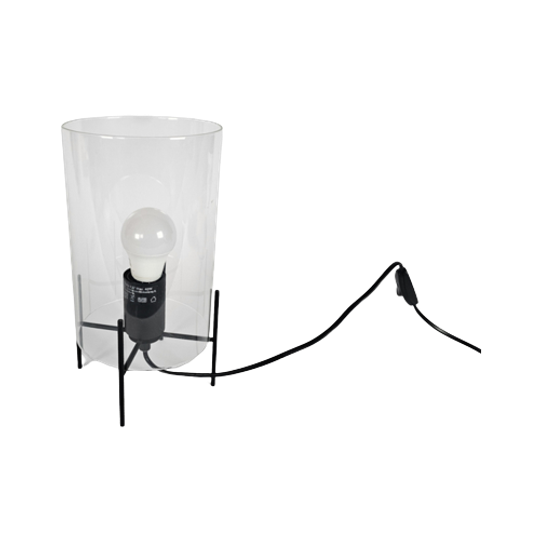 Lm Design - Tafellamp - Glas - Metaal - Holland - 1990 1