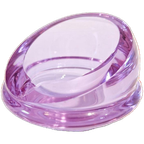 Vintage Glazen Asbak Kristalglas Lila Glaswerk thumbnail 1