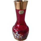 Rood Bohemia Glass Vaasje thumbnail 1