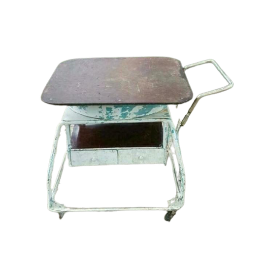 Werktafel , Industriële Tafel , Sidetable Met 2 Verdiepingen 1
