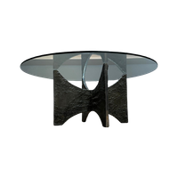 Brutalist Coffee Table, Casted With Aluminium