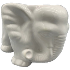 Grote Bloempot Olifant Wit thumbnail 1