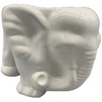 Grote Bloempot Olifant Wit