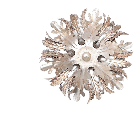 Banci Firenze Florentijnse Wandlamp Zilver Klein, 1970s 1