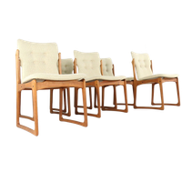 Set 6 Vamdrup Eetkamerstoelen Deens Vintage Stoelen
