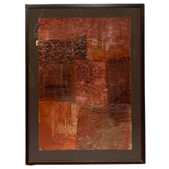 Modern Schilderij - Olie Op Papier - Therese De Bieven 1
