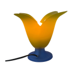 Vandeheg - Table Lamp Made From Glass - Blue/Yellow - Model Tullip thumbnail 1