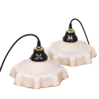 2x Roze Art-deco Hanglampen - Setprijs thumbnail 1